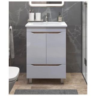 Тумба под раковину напольная Vigo Grani tn.GRI.ELI.60.2D.1Y 60 см дуб золотой